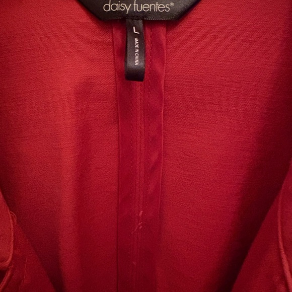 Daisy Fuentes Large Belted Pea Coat - Picture 2 of 6